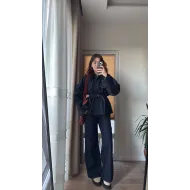 طقم جينز غامق ترند