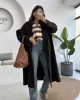 ترانشكوت اوفرسايز طويل - بني