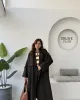 ترانشكوت اوفرسايز طويل - بني